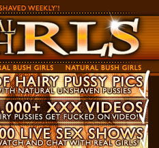 Natural Bush Girls - Exclusive Unshaved Hairy Pussies
